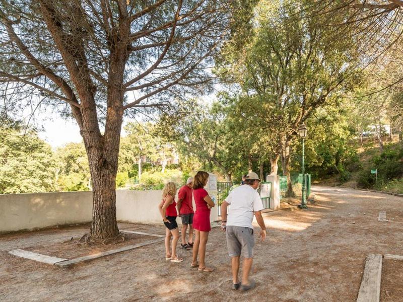Les Restanques vue mer 5 pers Glycine 2067 Grimaud Eksteriør bilde