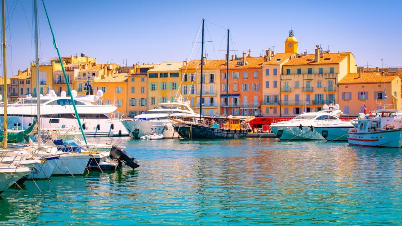 Les Restanques vue mer 5 pers Glycine 2067 Grimaud Eksteriør bilde